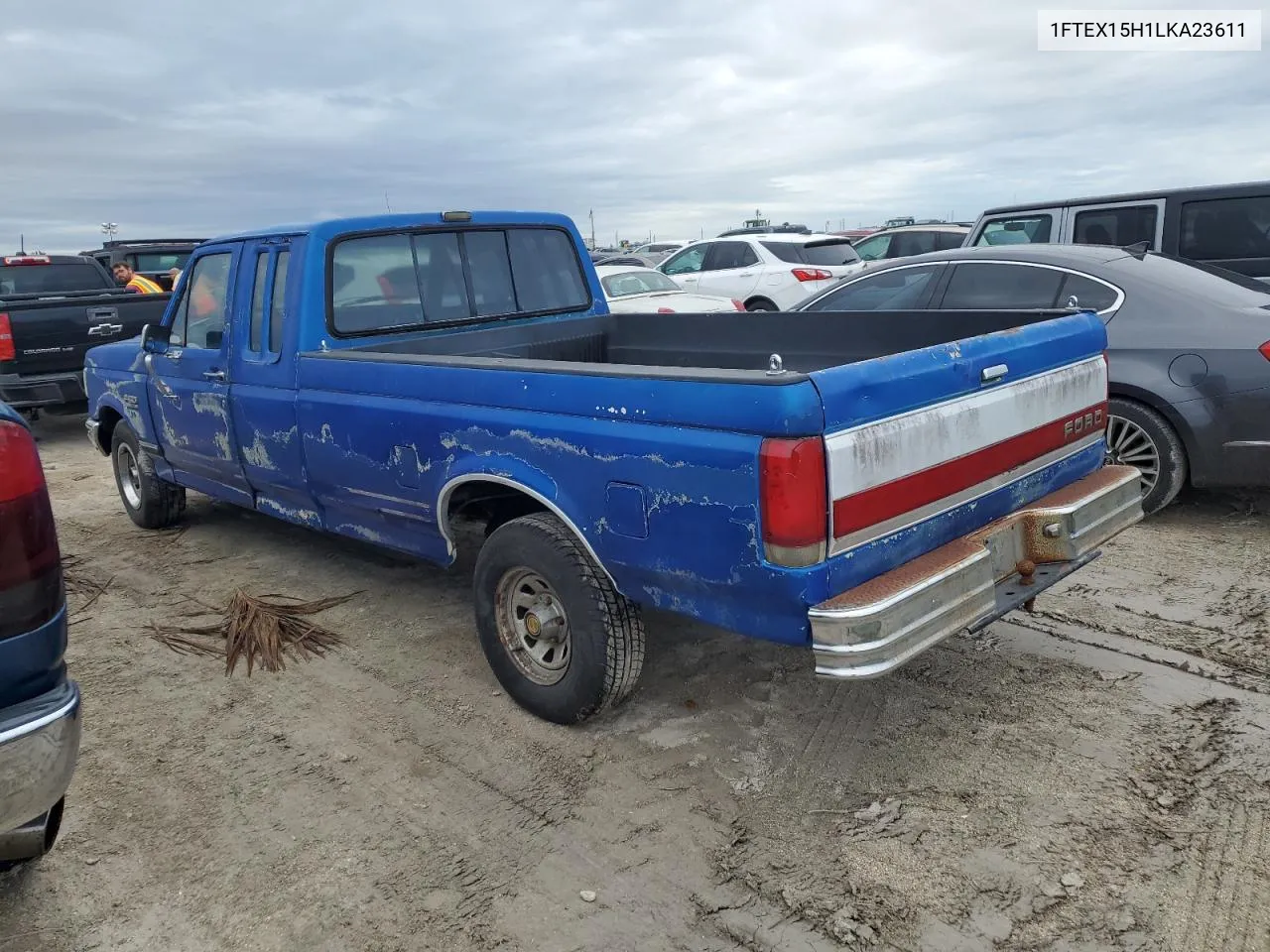 1990 Ford F150 VIN: 1FTEX15H1LKA23611 Lot: 74855974