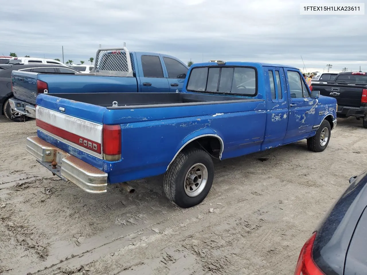 1990 Ford F150 VIN: 1FTEX15H1LKA23611 Lot: 74855974