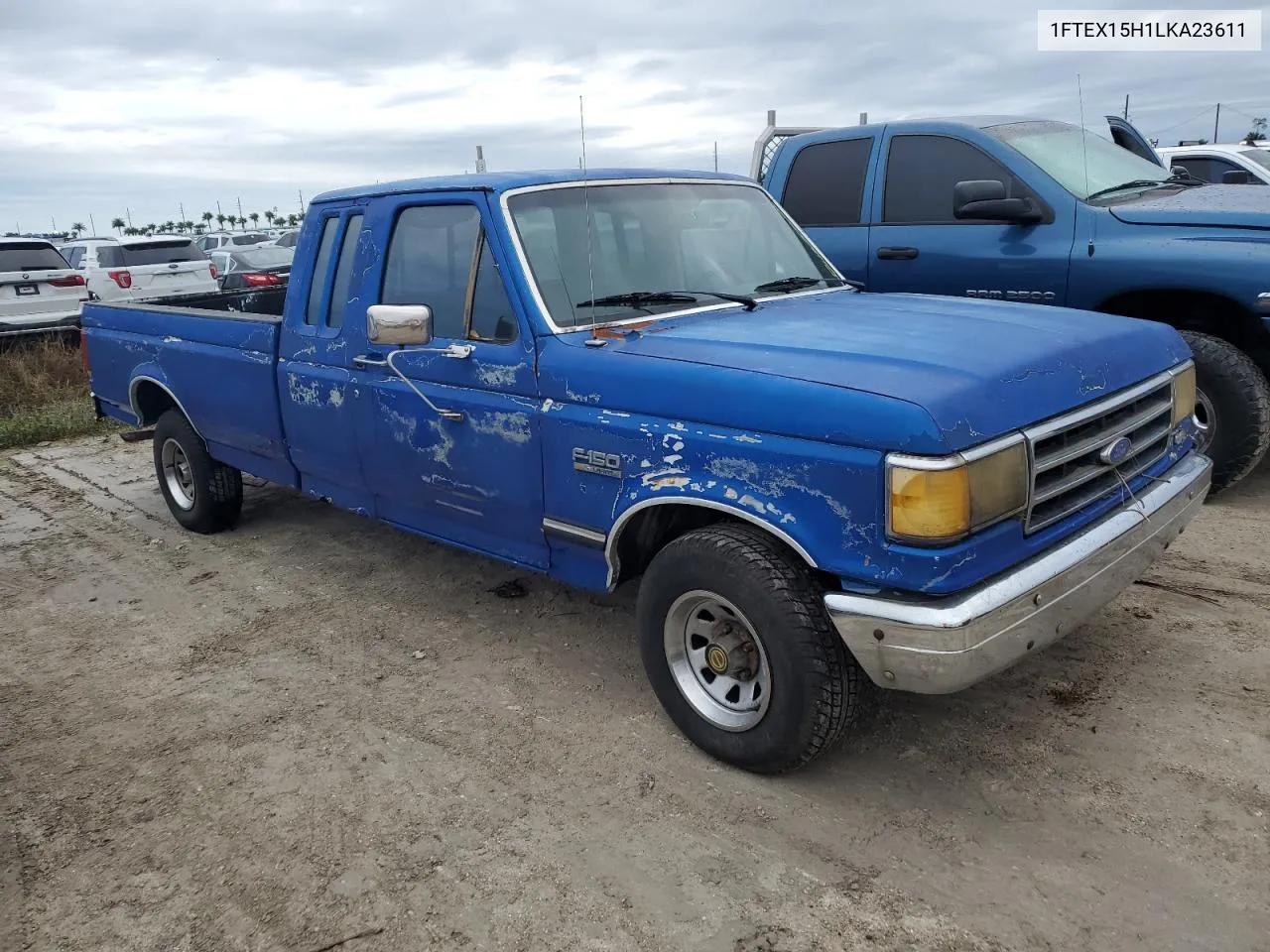 1990 Ford F150 VIN: 1FTEX15H1LKA23611 Lot: 74855974