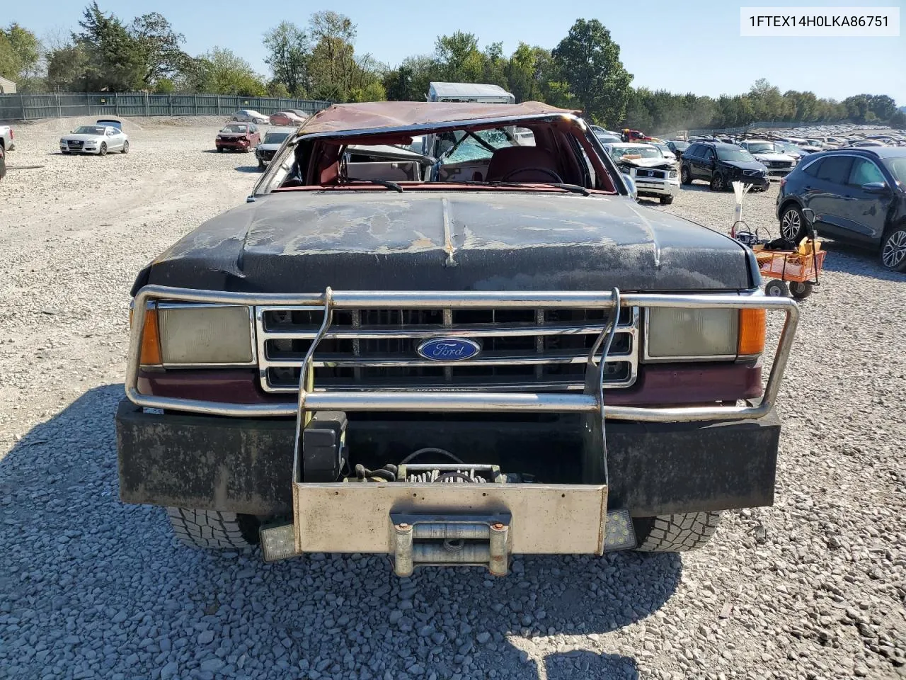 1990 Ford F150 VIN: 1FTEX14H0LKA86751 Lot: 75285334