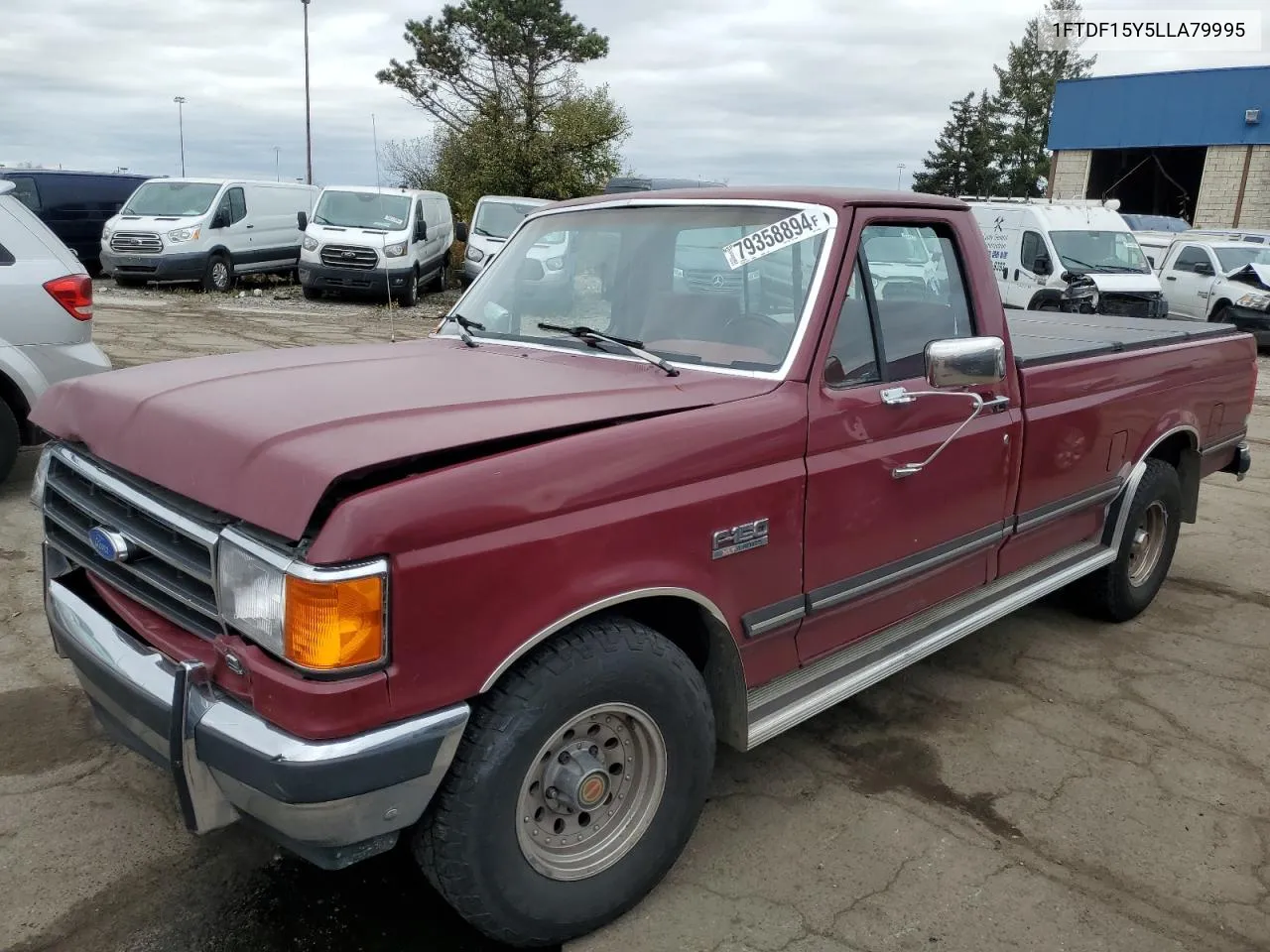 1990 Ford F150 VIN: 1FTDF15Y5LLA79995 Lot: 79358894