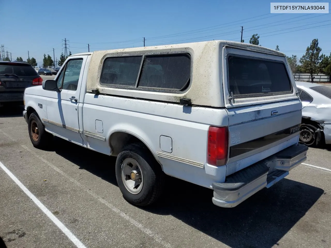 1992 Ford F150 VIN: 1FTDF15Y7NLA93044 Lot: 65185644