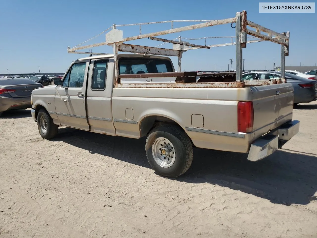 1992 Ford F150 VIN: 1FTEX15YXNKA90789 Lot: 68990854