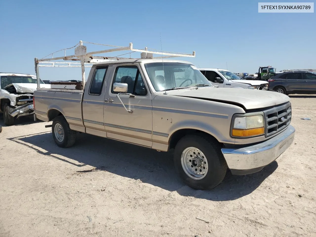 1992 Ford F150 VIN: 1FTEX15YXNKA90789 Lot: 68990854