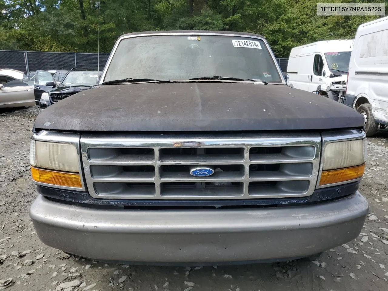 1992 Ford F150 VIN: 1FTDF15Y7NPA55225 Lot: 72142614