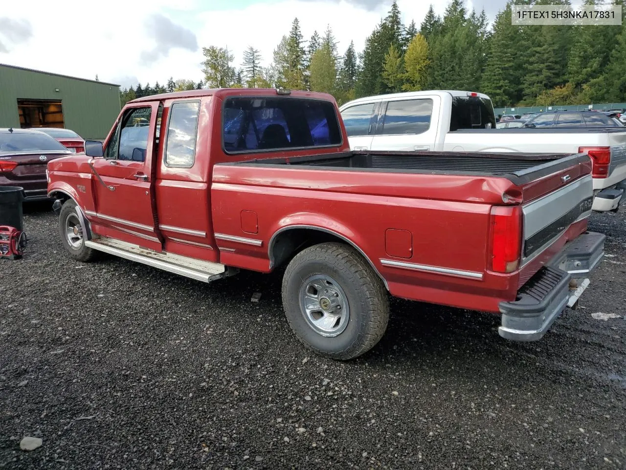 1992 Ford F150 VIN: 1FTEX15H3NKA17831 Lot: 74228244