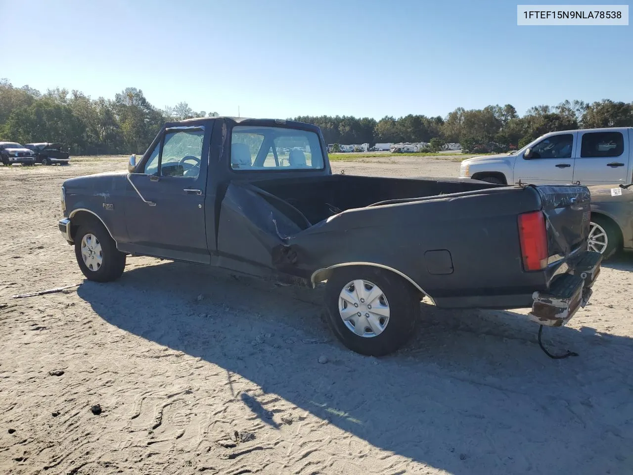 1992 Ford F150 VIN: 1FTEF15N9NLA78538 Lot: 75543574