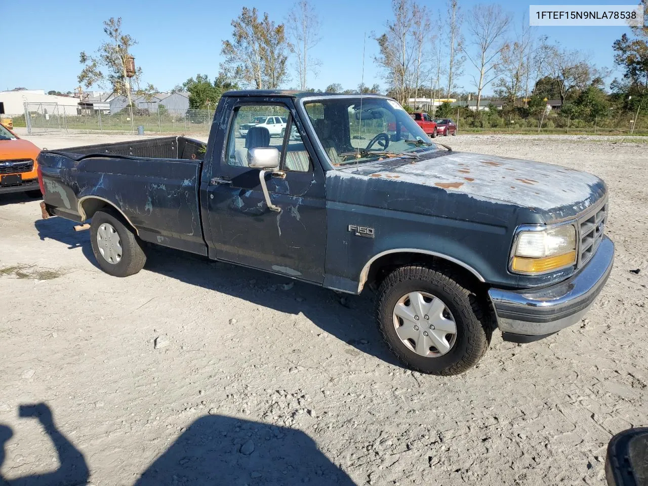 1992 Ford F150 VIN: 1FTEF15N9NLA78538 Lot: 75543574