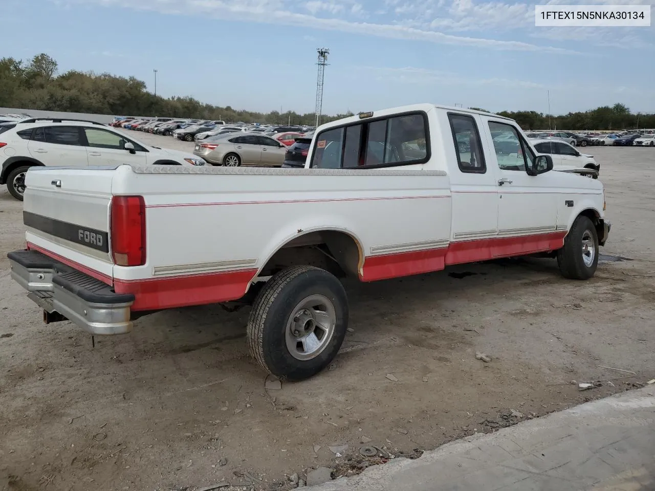 1992 Ford F150 VIN: 1FTEX15N5NKA30134 Lot: 76131814