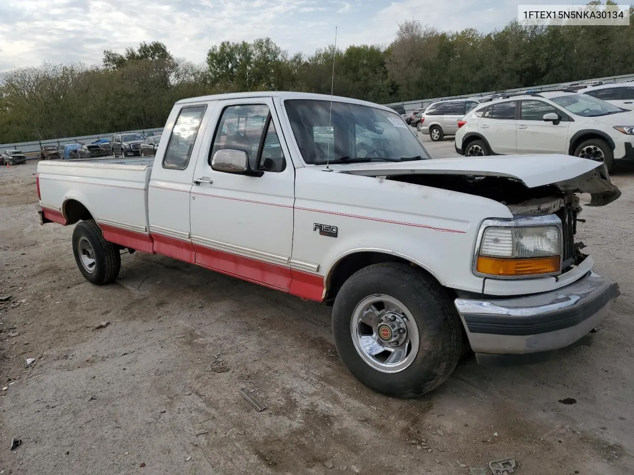 1992 Ford F150 VIN: 1FTEX15N5NKA30134 Lot: 76131814