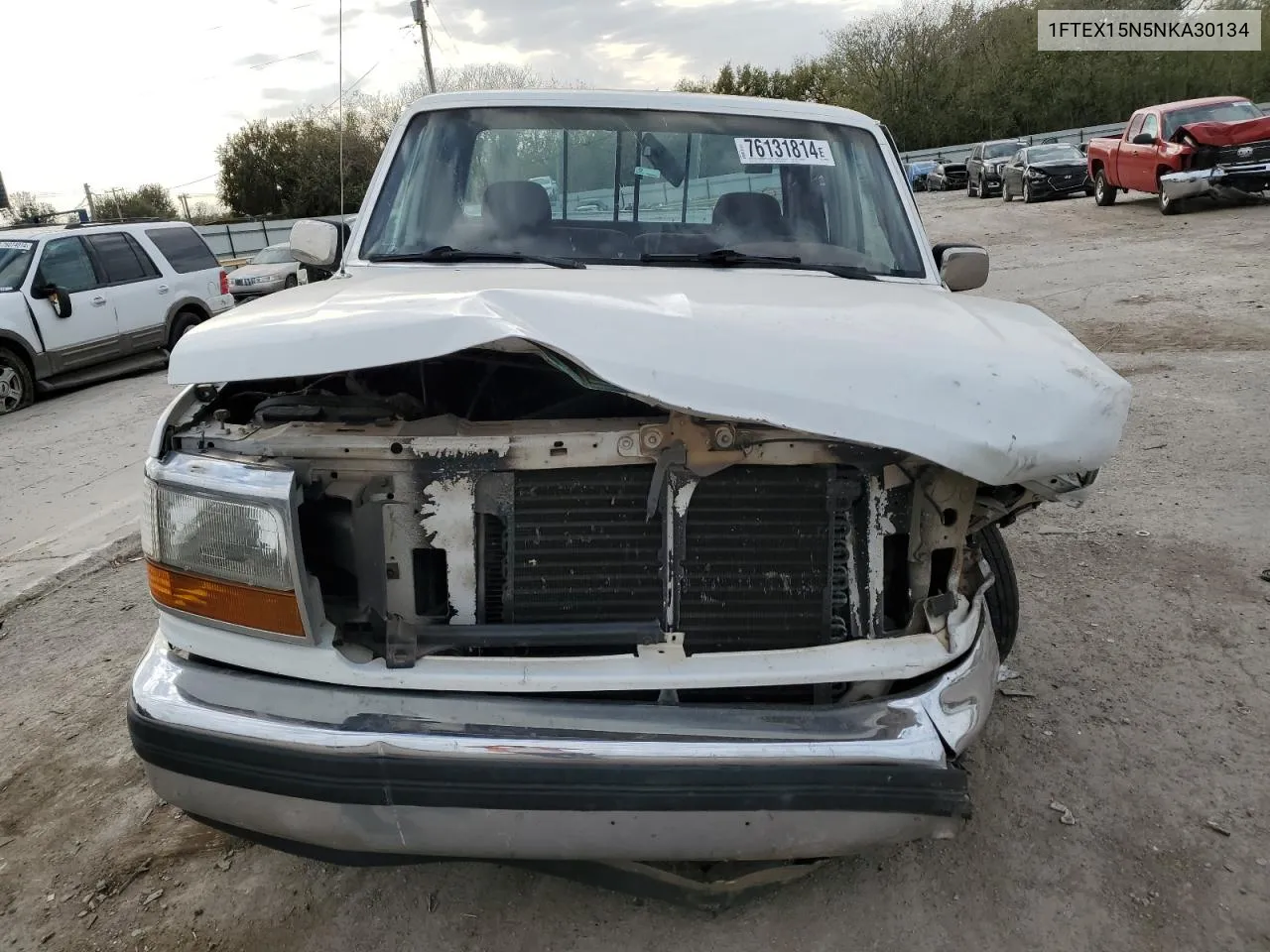 1992 Ford F150 VIN: 1FTEX15N5NKA30134 Lot: 76131814