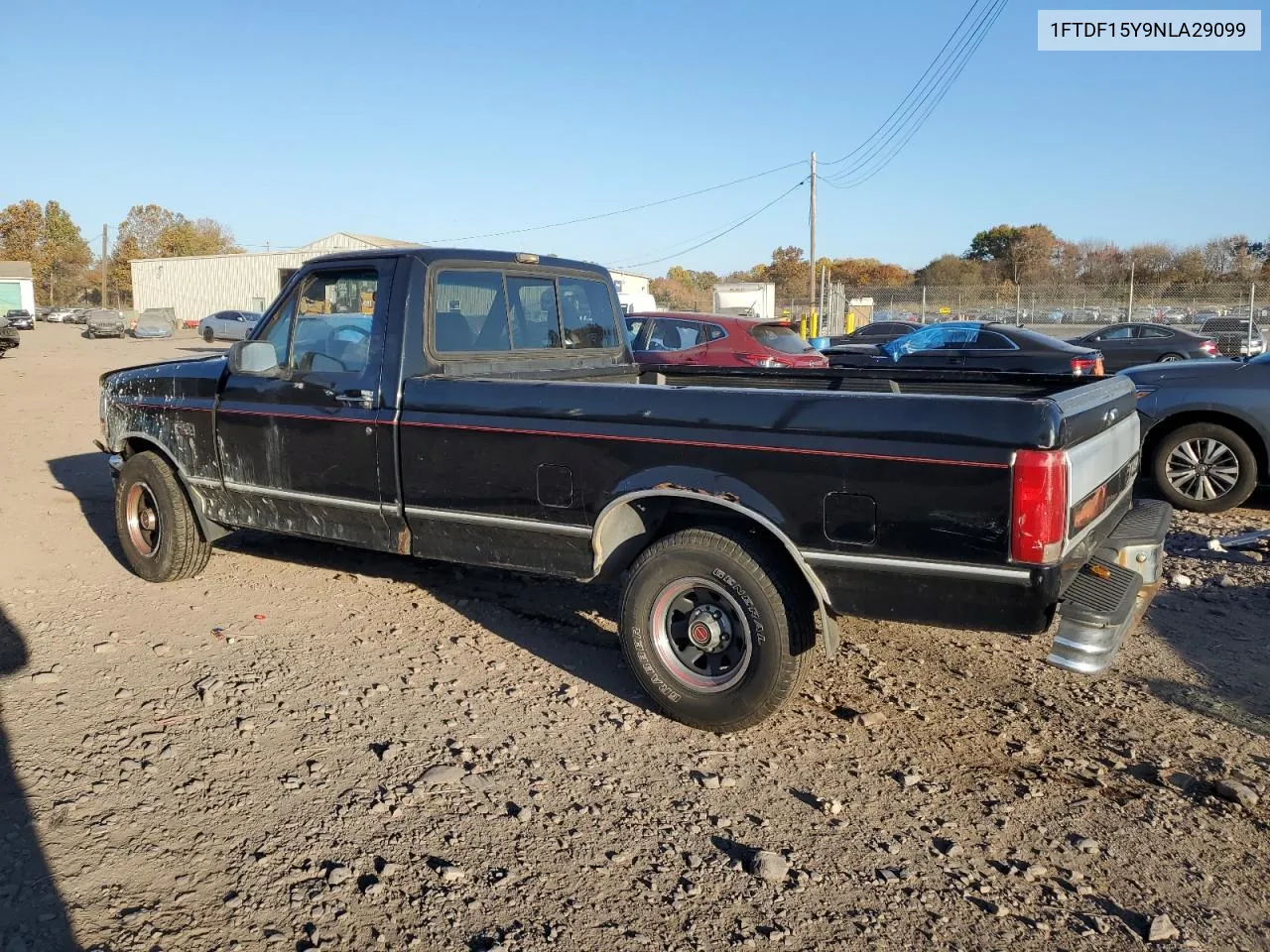 1992 Ford F150 VIN: 1FTDF15Y9NLA29099 Lot: 76238474