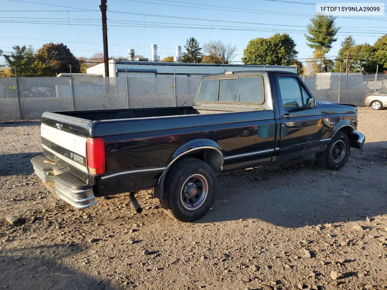 1992 Ford F150 VIN: 1FTDF15Y9NLA29099 Lot: 76238474