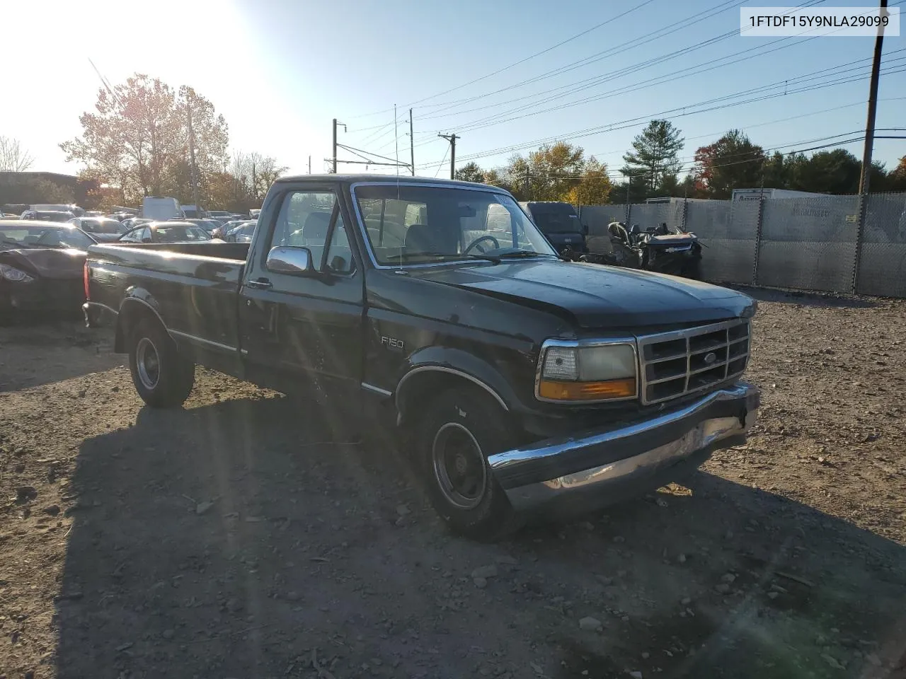 1992 Ford F150 VIN: 1FTDF15Y9NLA29099 Lot: 76238474