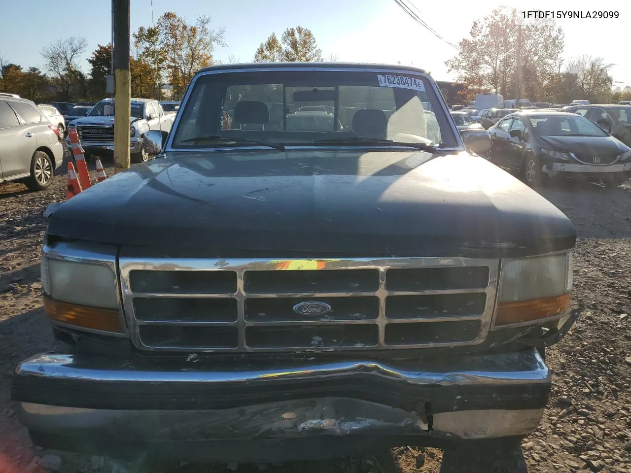 1992 Ford F150 VIN: 1FTDF15Y9NLA29099 Lot: 76238474