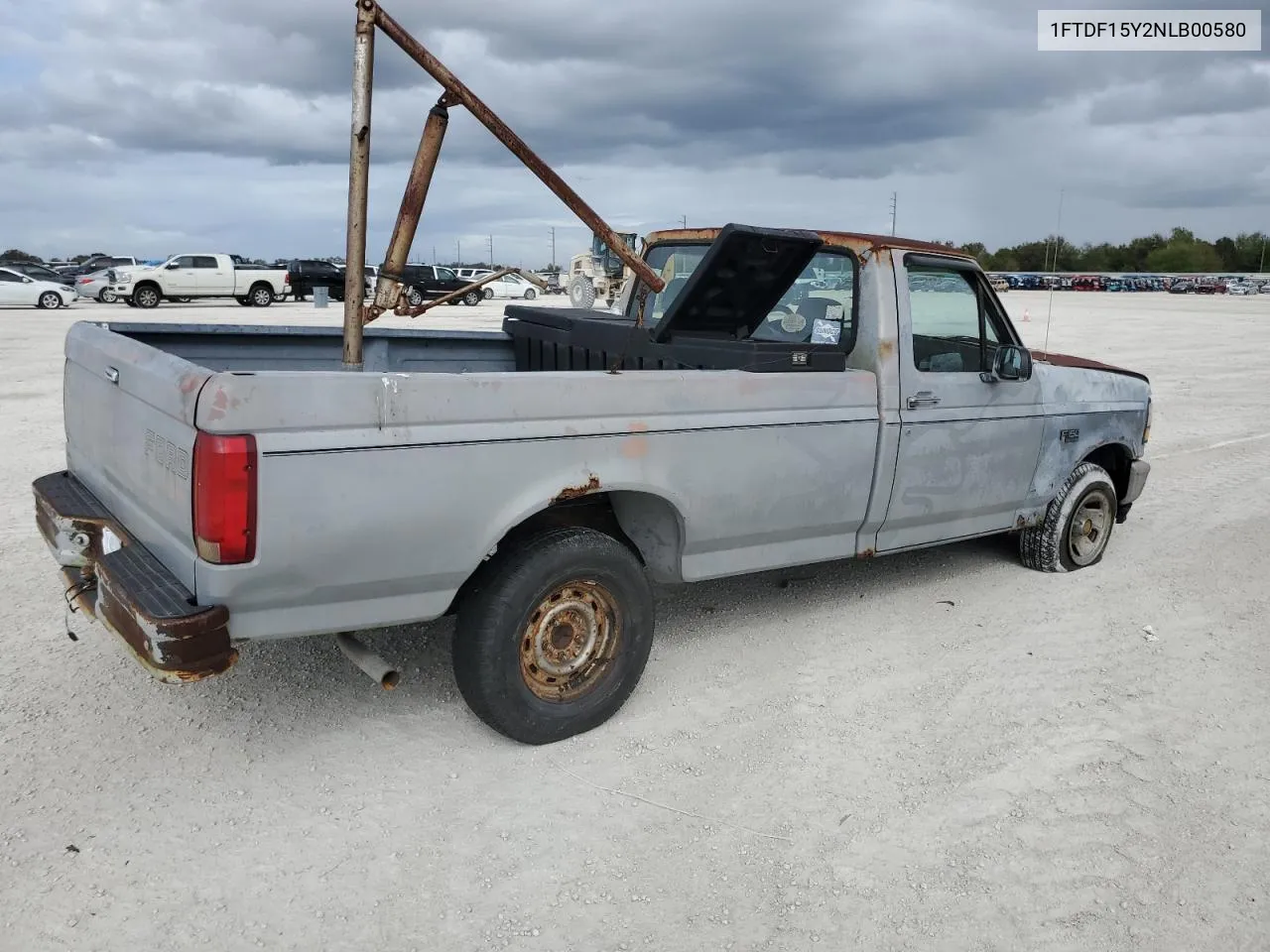 1992 Ford F150 VIN: 1FTDF15Y2NLB00580 Lot: 76871004