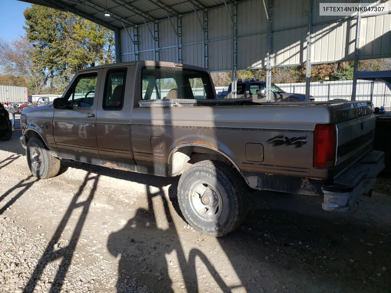 1992 Ford F150 VIN: 1FTEX14N1NKB47307 Lot: 78667364