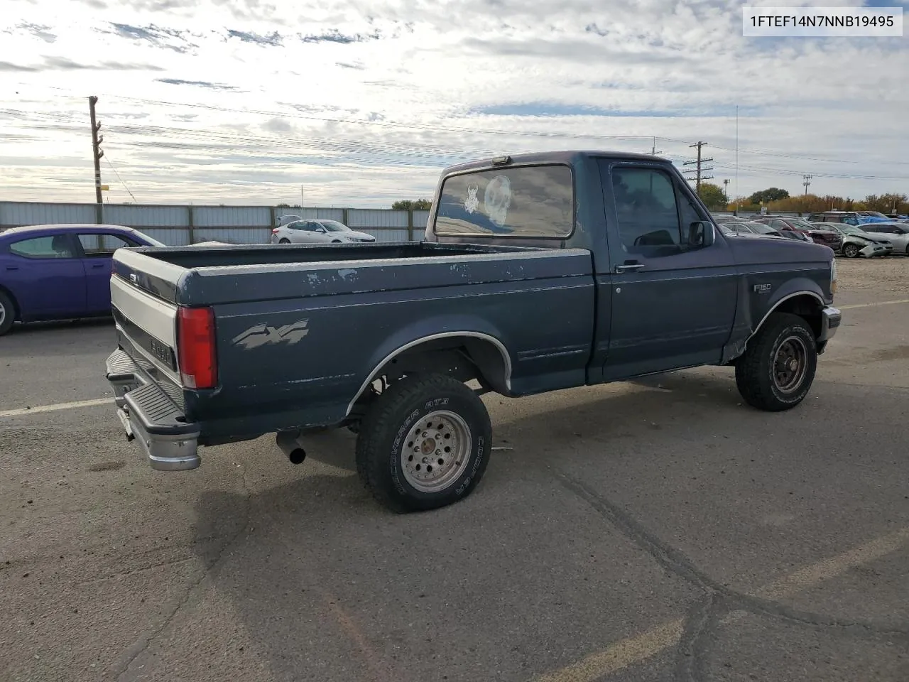 1992 Ford F150 VIN: 1FTEF14N7NNB19495 Lot: 78733494