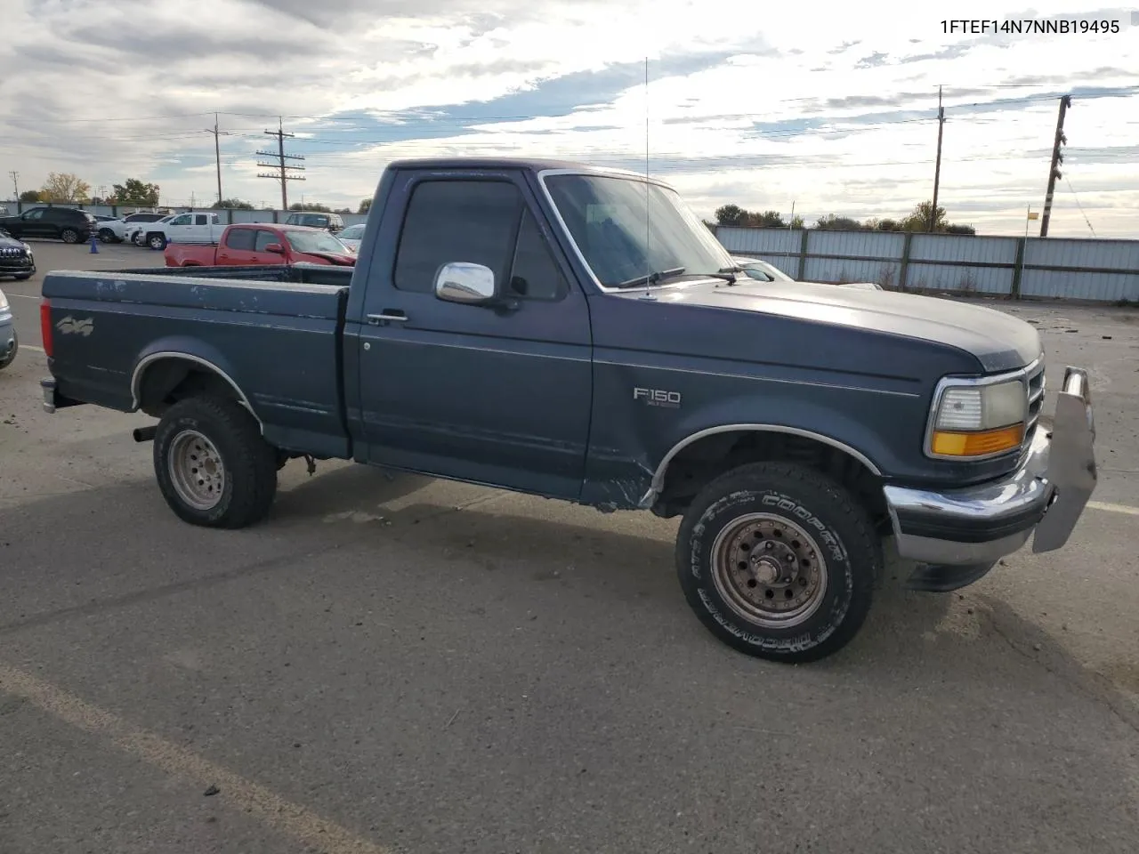 1992 Ford F150 VIN: 1FTEF14N7NNB19495 Lot: 78733494