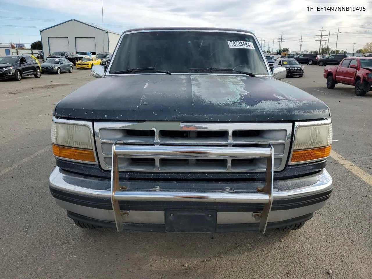 1992 Ford F150 VIN: 1FTEF14N7NNB19495 Lot: 78733494