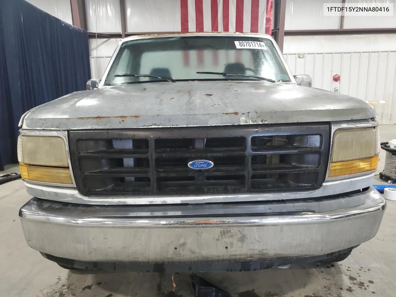 1992 Ford F150 VIN: 1FTDF15Y2NNA80416 Lot: 80701714