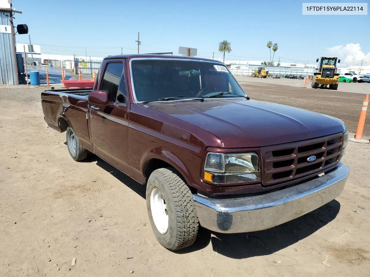 1993 Ford F150 VIN: 1FTDF15Y6PLA22114 Lot: 47340864