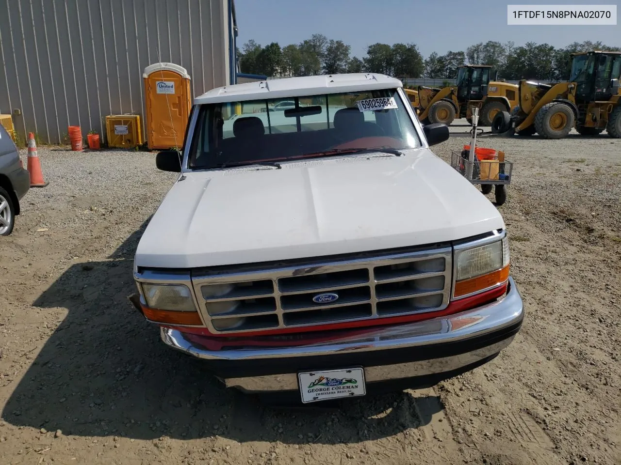 1993 Ford F150 VIN: 1FTDF15N8PNA02070 Lot: 69025964