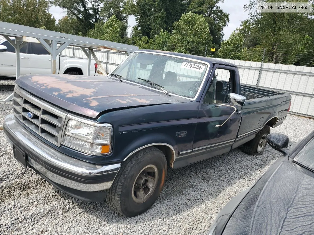 1993 Ford F150 VIN: 2FTDF15N5PCA67965 Lot: 71253404