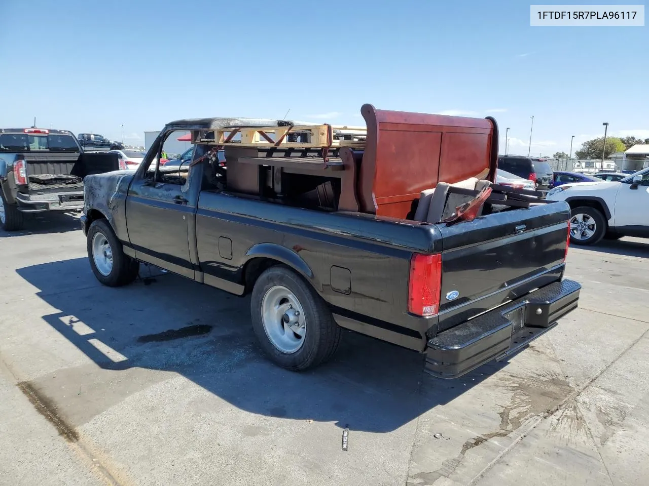 1993 Ford F150 VIN: 1FTDF15R7PLA96117 Lot: 72076844