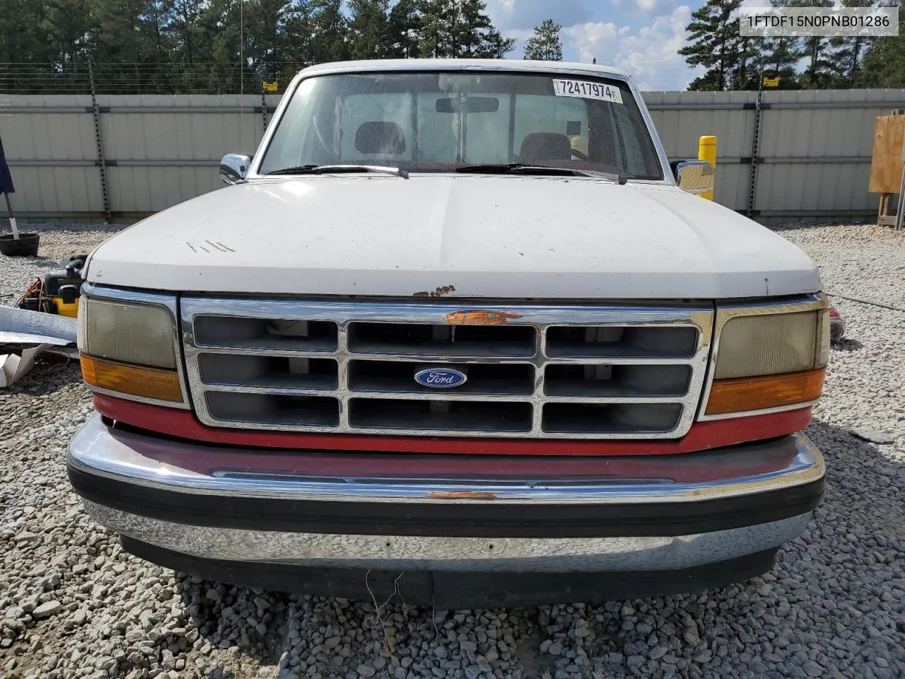 1993 Ford F150 VIN: 1FTDF15N0PNB01286 Lot: 72417974