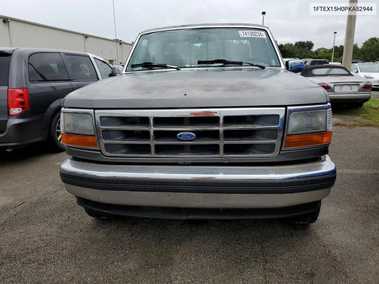 1993 Ford F150 VIN: 1FTEX15H0PKA52944 Lot: 74139234