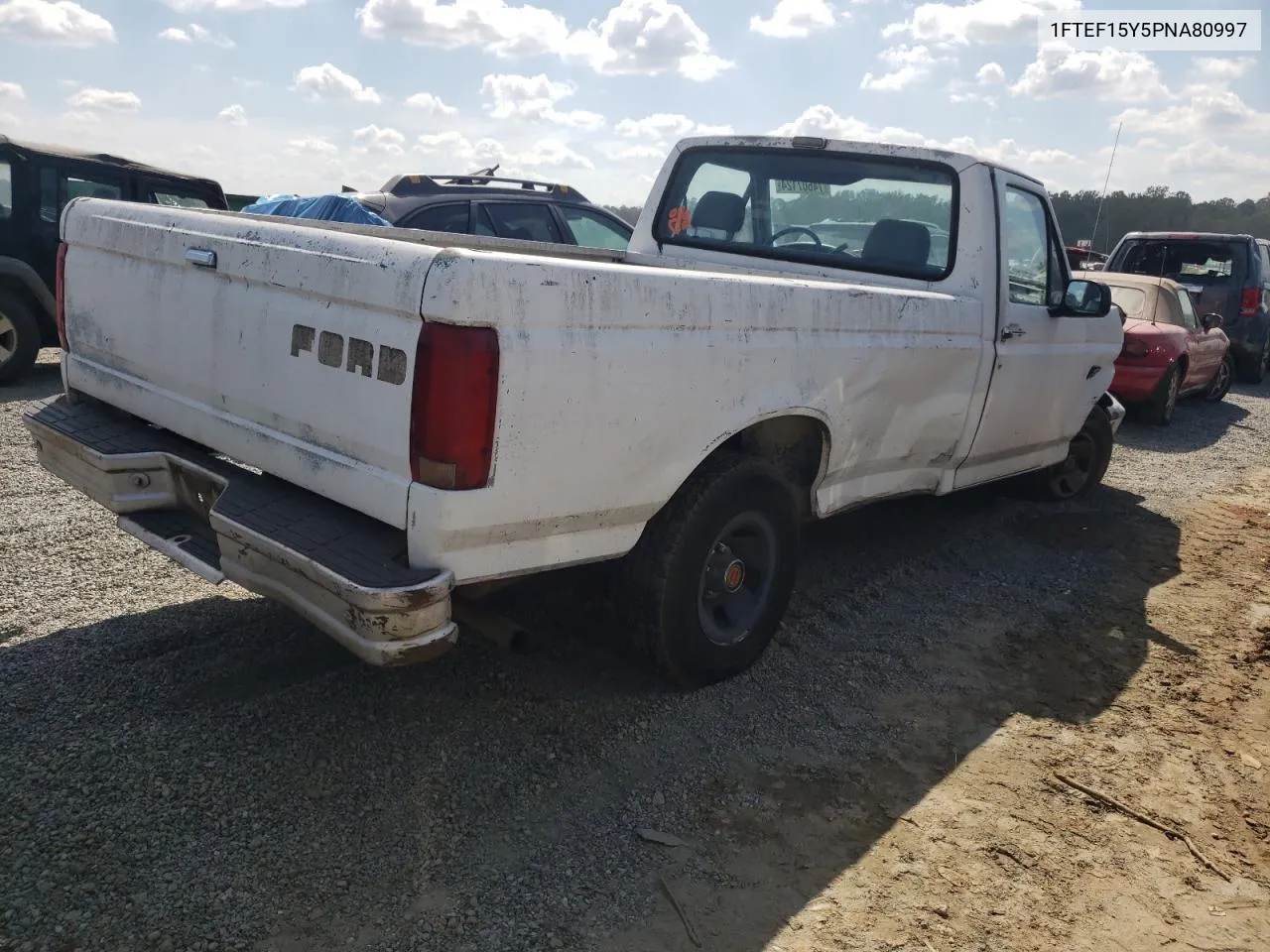 1993 Ford F150 VIN: 1FTEF15Y5PNA80997 Lot: 74607124