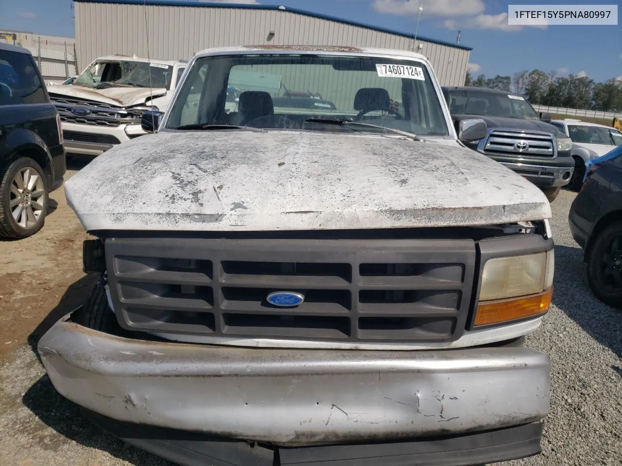 1993 Ford F150 VIN: 1FTEF15Y5PNA80997 Lot: 74607124