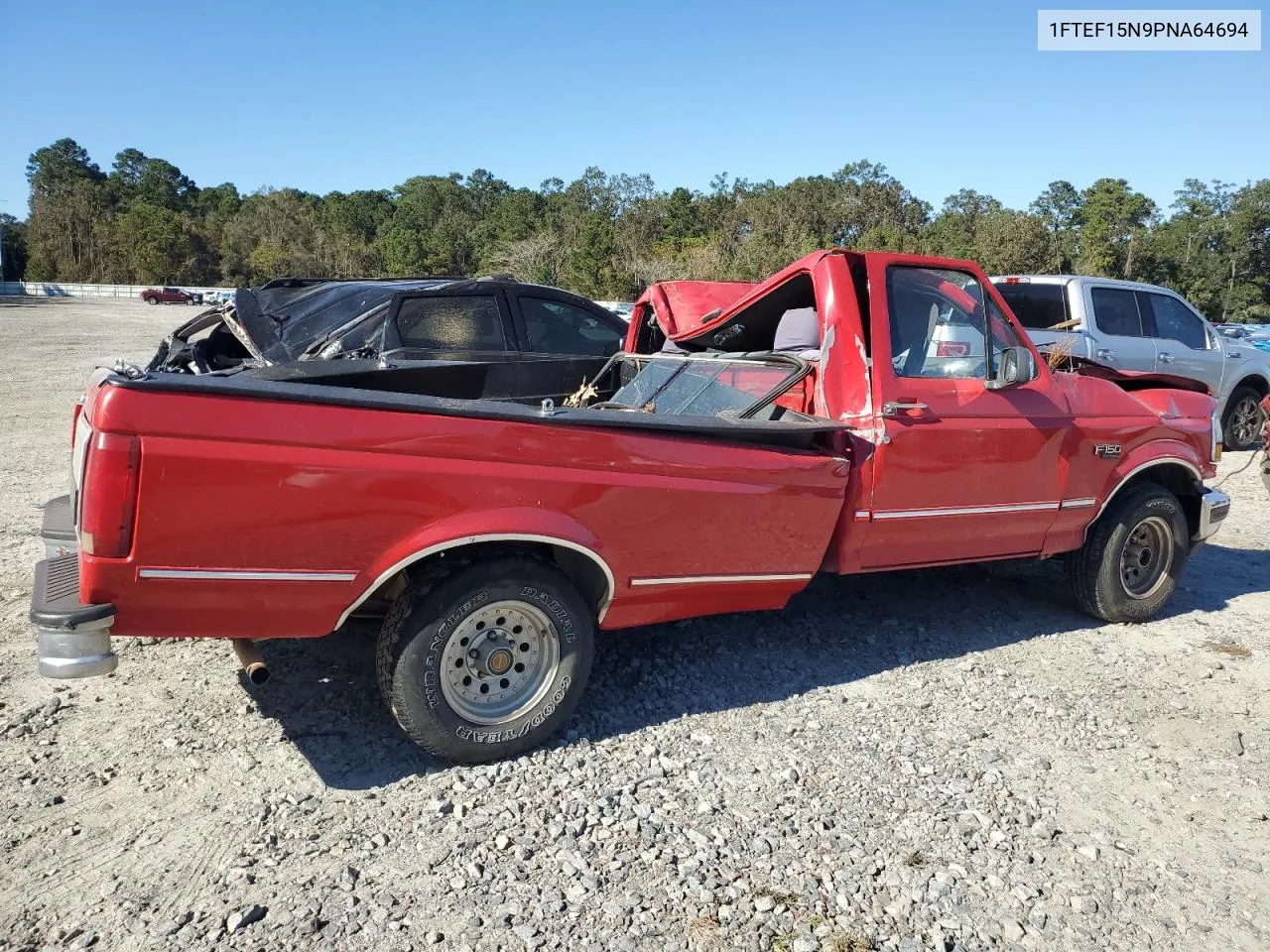 1993 Ford F150 VIN: 1FTEF15N9PNA64694 Lot: 75443244