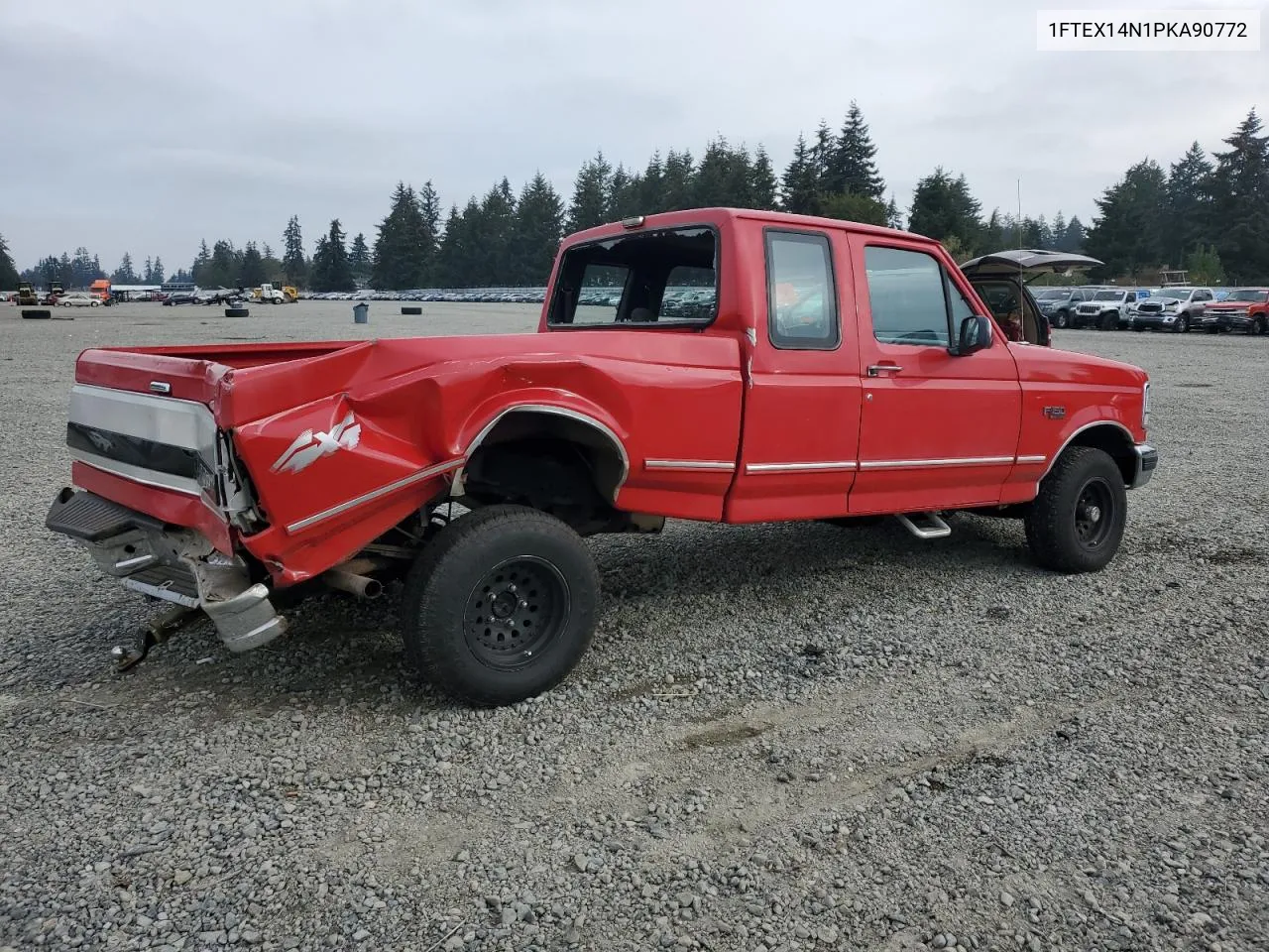 1993 Ford F150 VIN: 1FTEX14N1PKA90772 Lot: 75896734