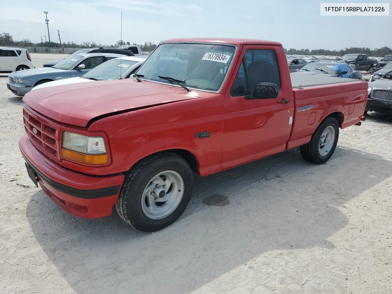 1993 Ford F150 VIN: 1FTDF15R8PLA71226 Lot: 76378934