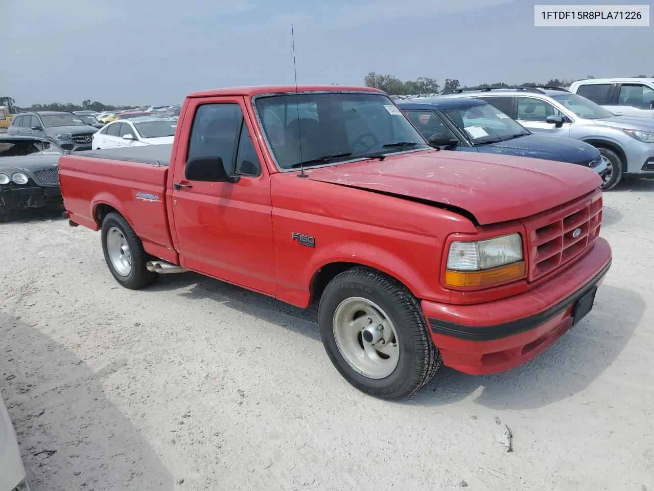 1993 Ford F150 VIN: 1FTDF15R8PLA71226 Lot: 76378934