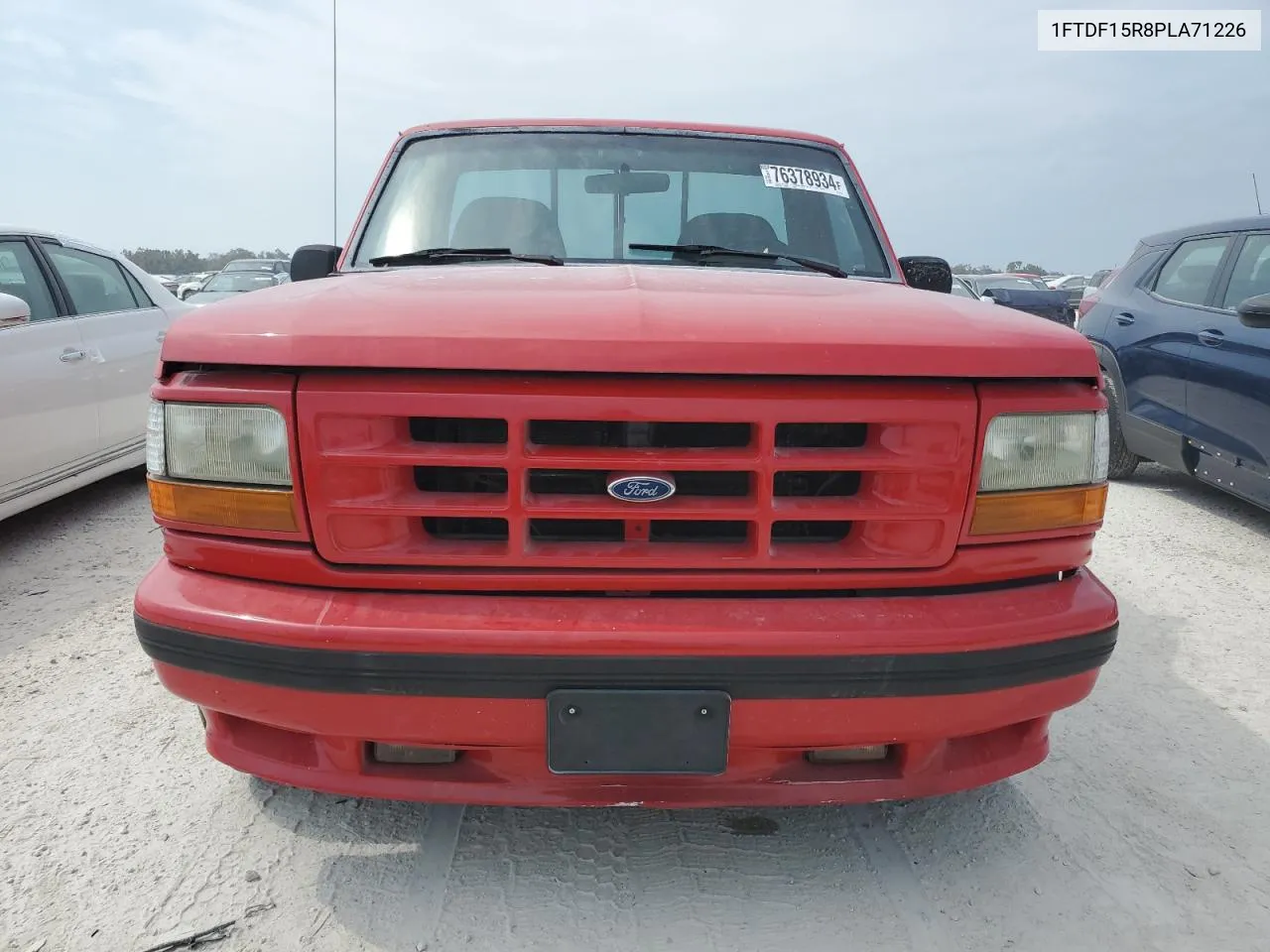 1993 Ford F150 VIN: 1FTDF15R8PLA71226 Lot: 76378934