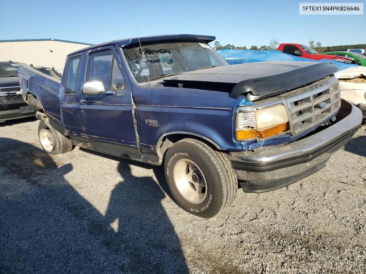 1993 Ford F150 VIN: 1FTEX15N4PKB26646 Lot: 76748614