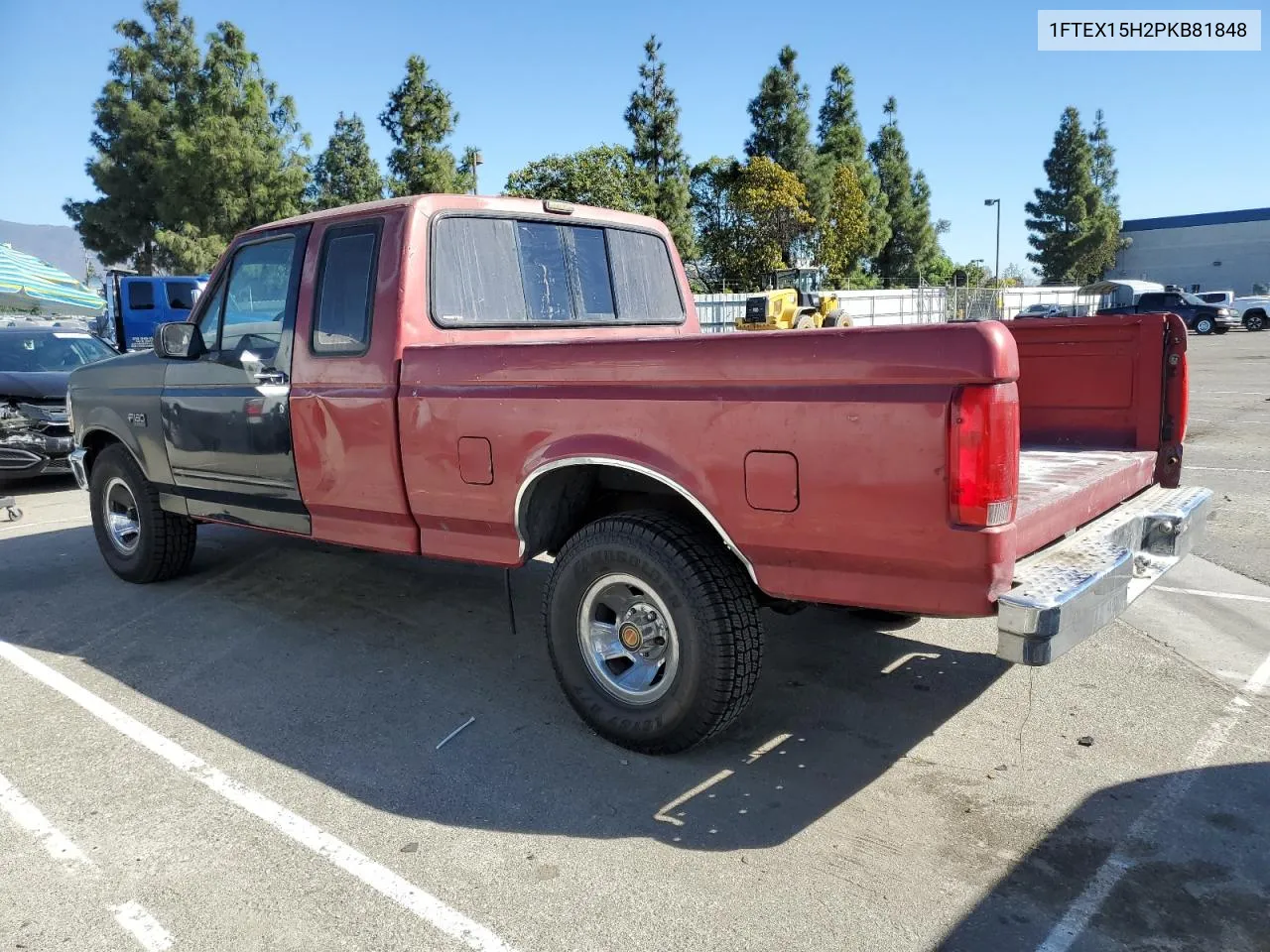 1993 Ford F150 VIN: 1FTEX15H2PKB81848 Lot: 76837684