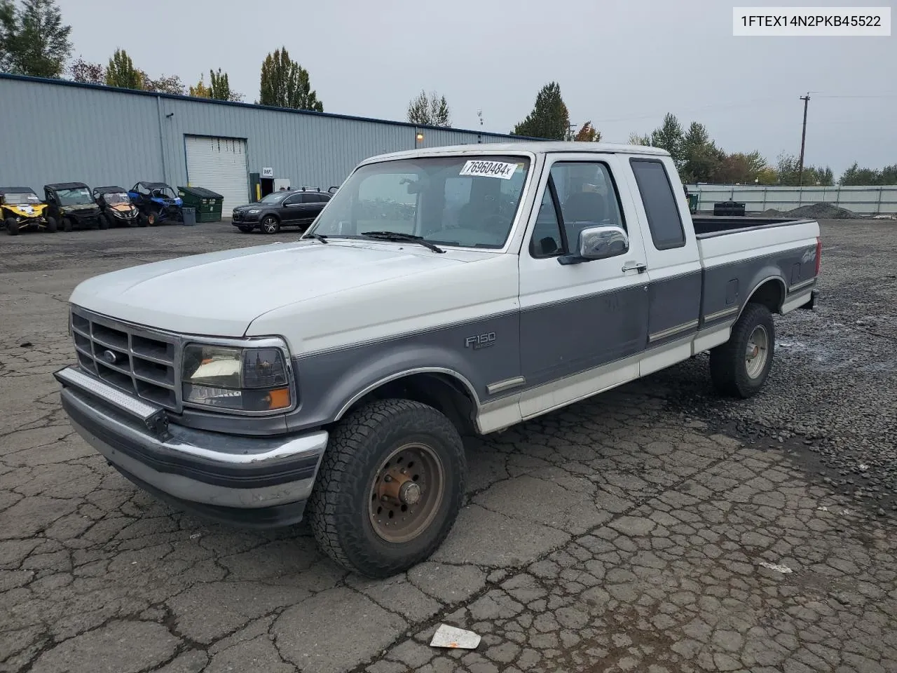 1993 Ford F150 VIN: 1FTEX14N2PKB45522 Lot: 76960484