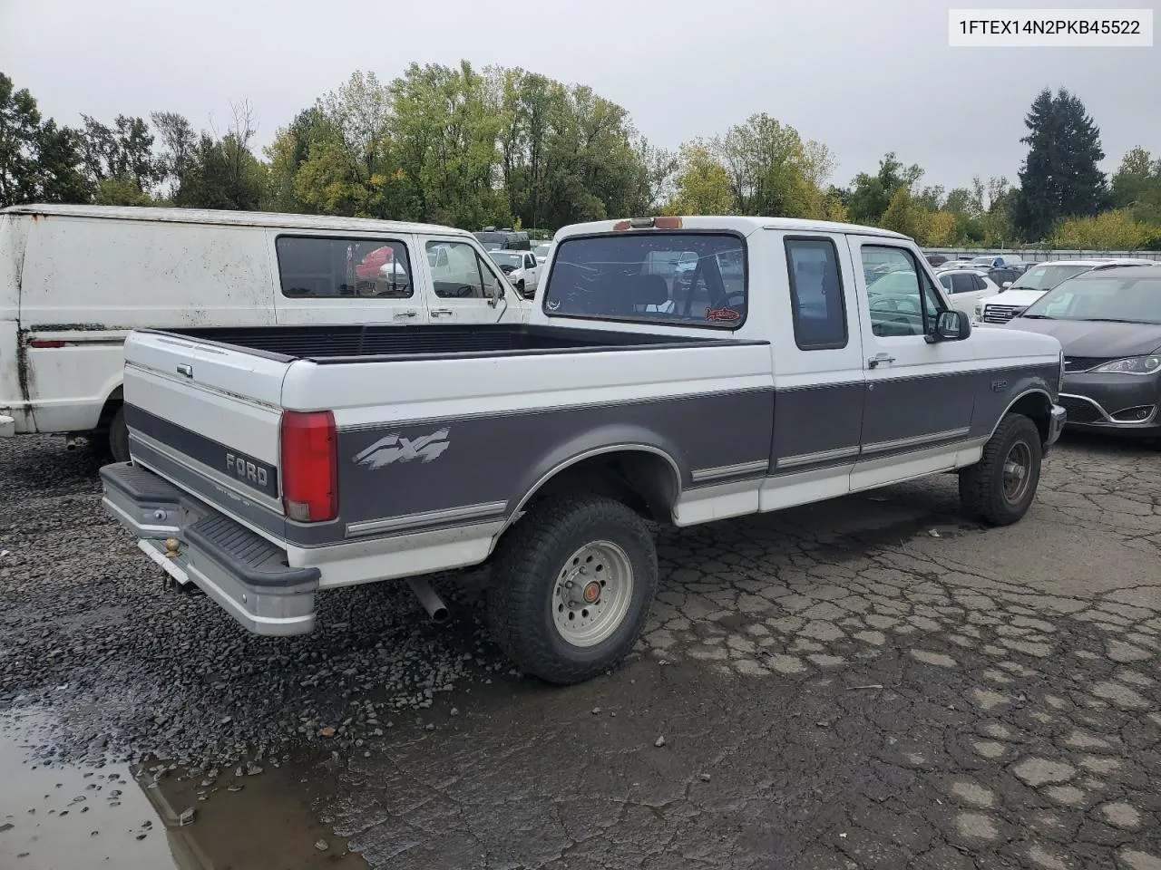 1993 Ford F150 VIN: 1FTEX14N2PKB45522 Lot: 76960484