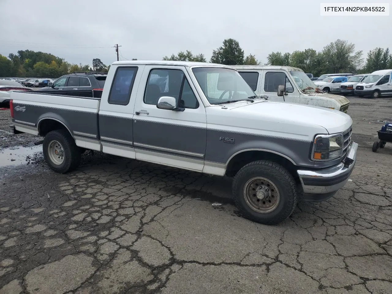 1993 Ford F150 VIN: 1FTEX14N2PKB45522 Lot: 76960484