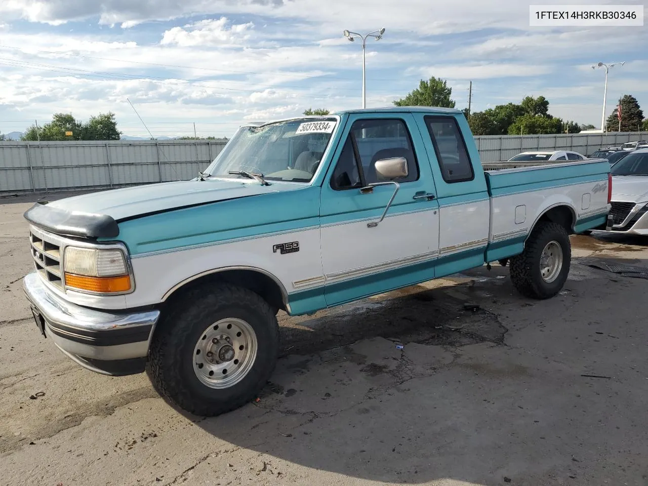 1994 Ford F150 VIN: 1FTEX14H3RKB30346 Lot: 50379334