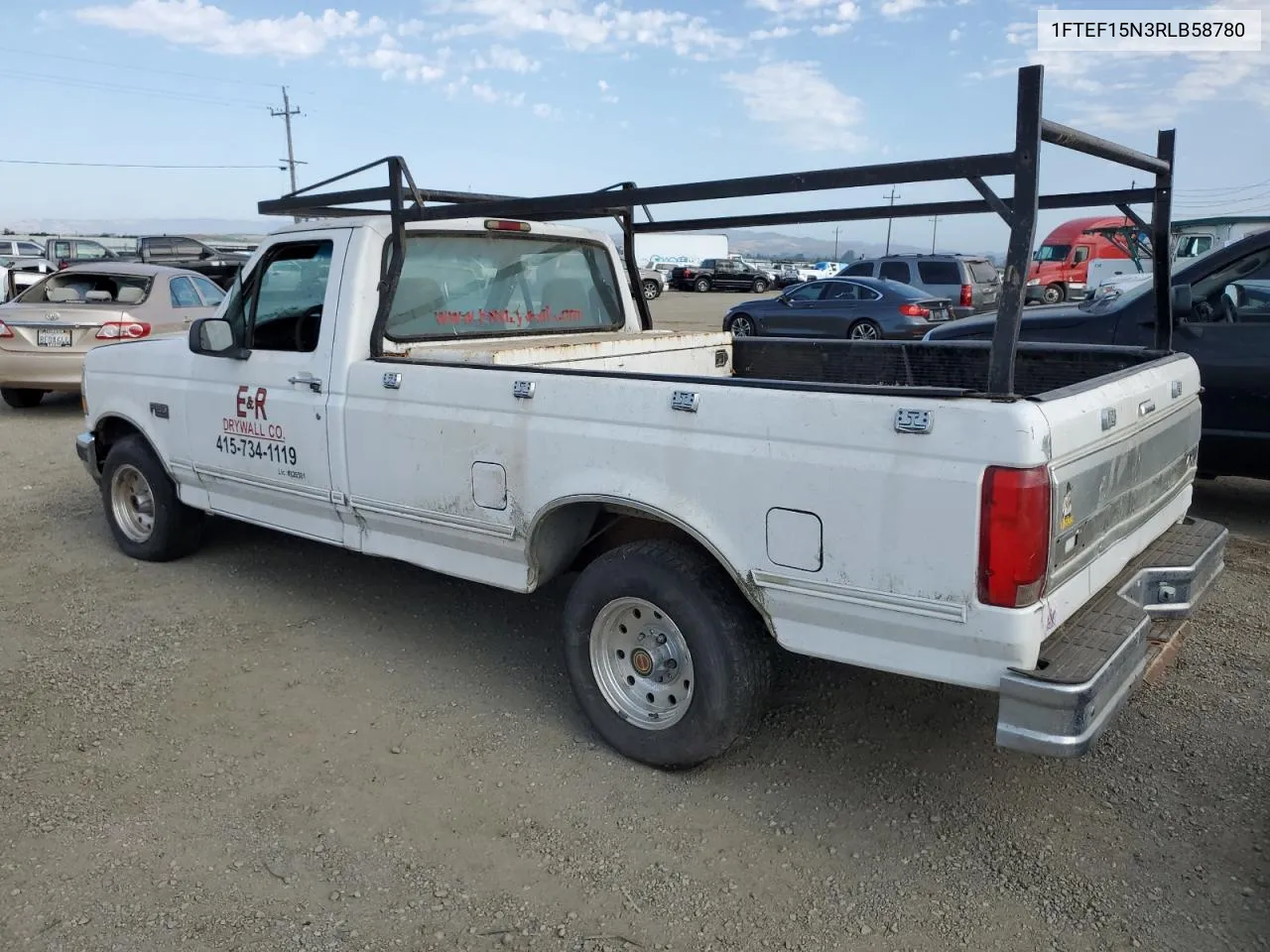 1994 Ford F150 VIN: 1FTEF15N3RLB58780 Lot: 64445594