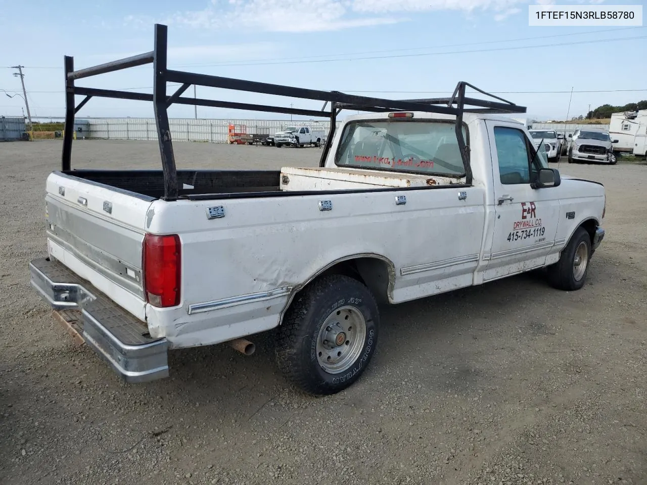 1994 Ford F150 VIN: 1FTEF15N3RLB58780 Lot: 64445594