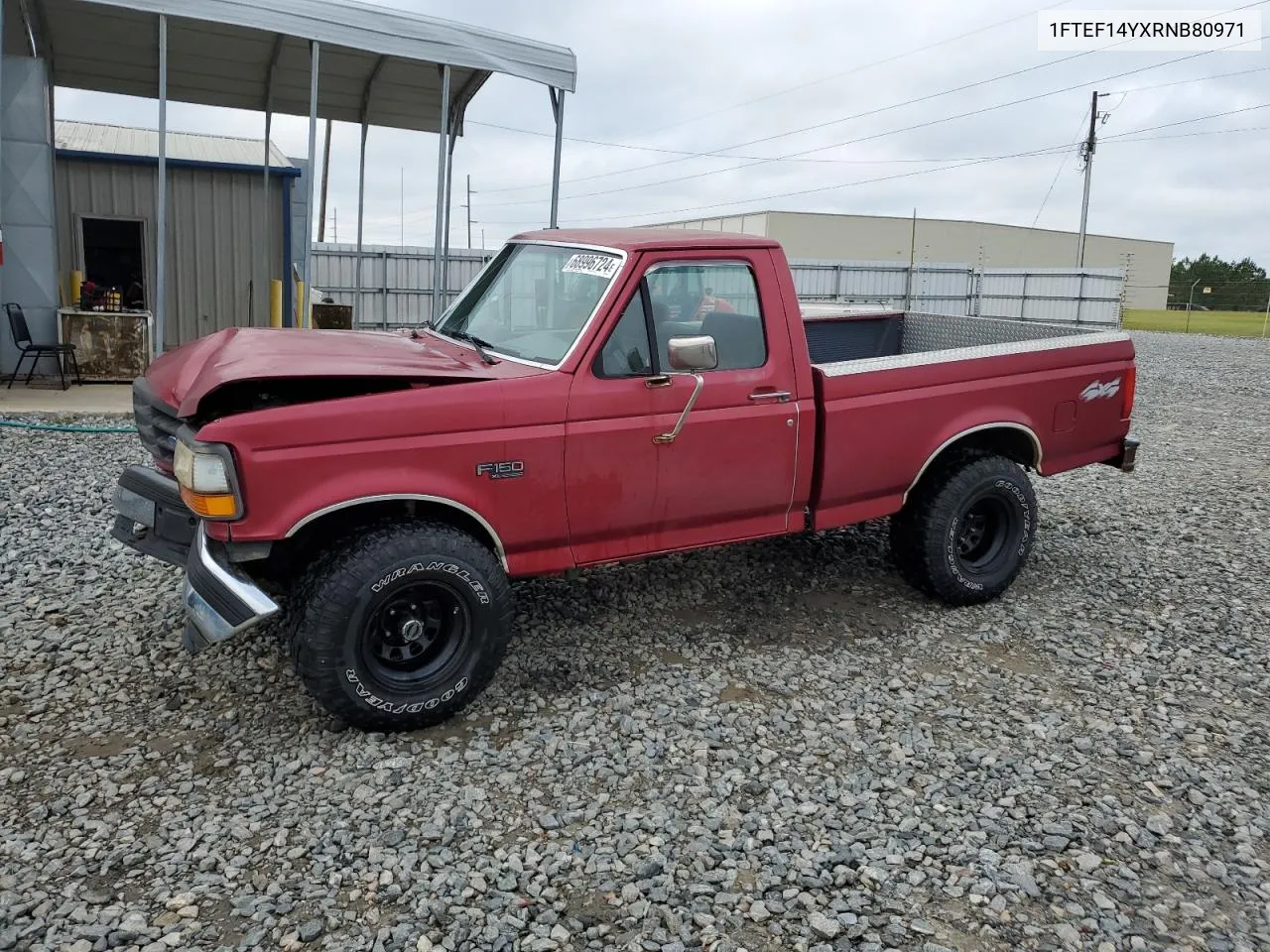 1994 Ford F150 VIN: 1FTEF14YXRNB80971 Lot: 68996724