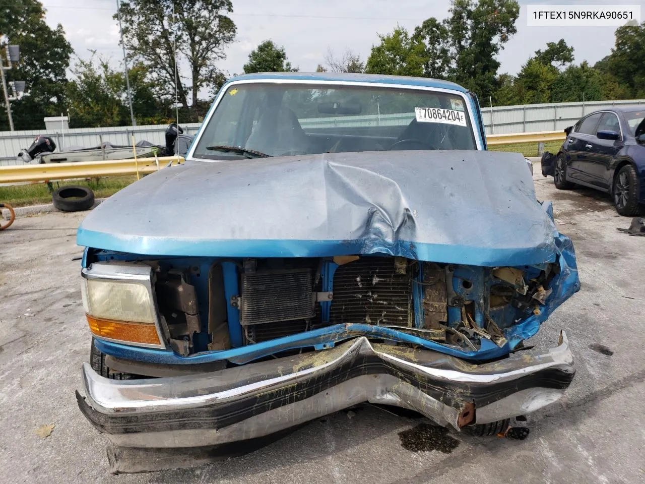 1994 Ford F150 VIN: 1FTEX15N9RKA90651 Lot: 70864204