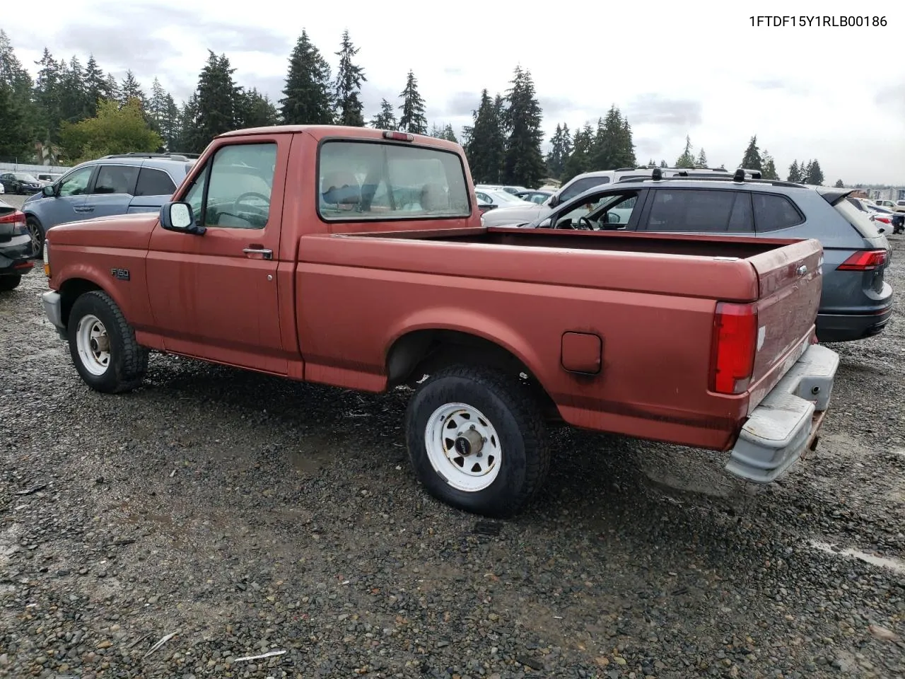 1994 Ford F150 VIN: 1FTDF15Y1RLB00186 Lot: 71086424