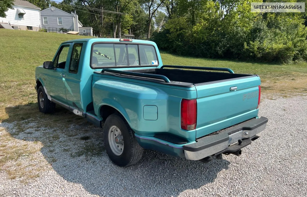 1994 Ford F150 VIN: 1FTEX14N1RKA59654 Lot: 71460634